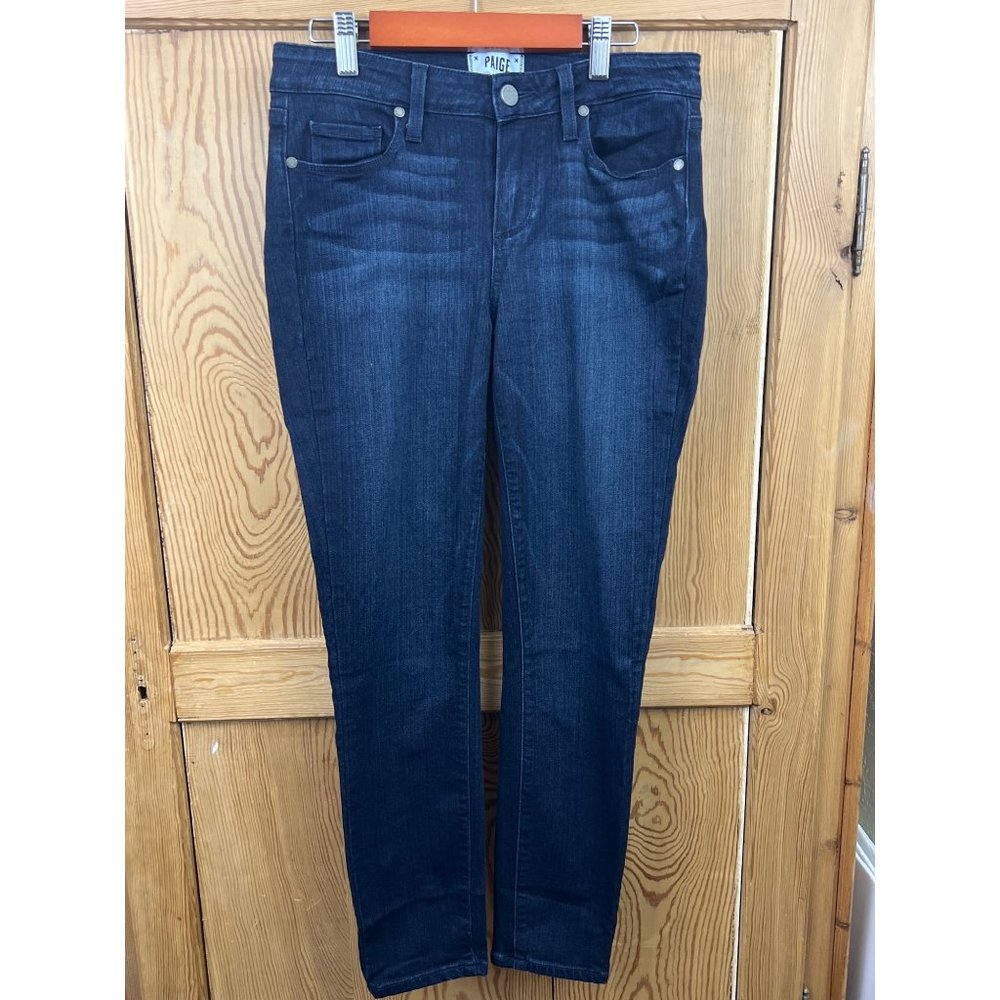 Paige WomenDenim Dark Wash Jeans Verdugo Crop Skinny Jeans Size 29